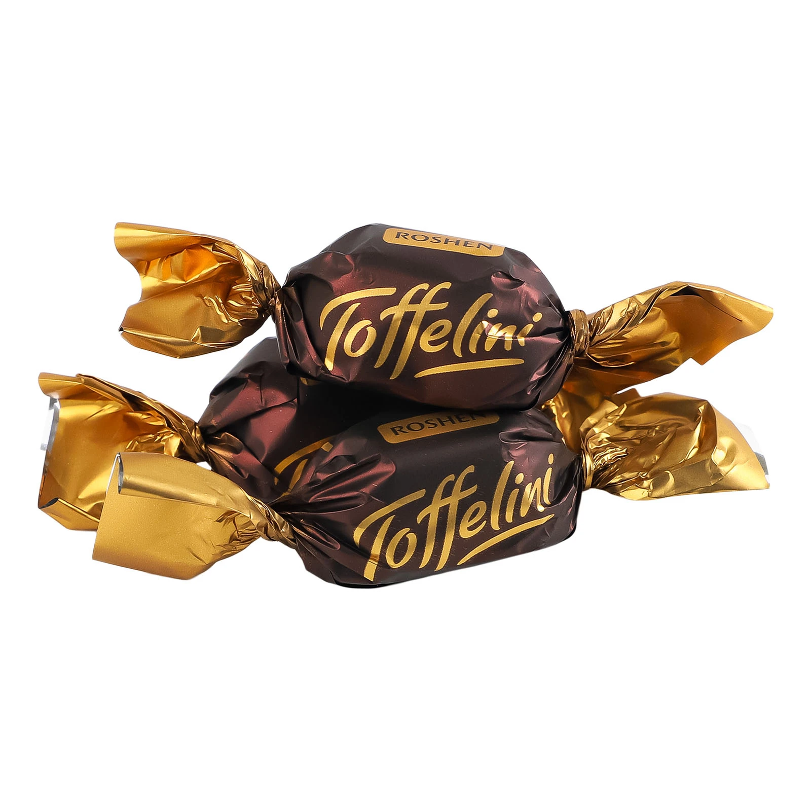 Цукерки Roshen ірис Toffelini з какао-начинкою