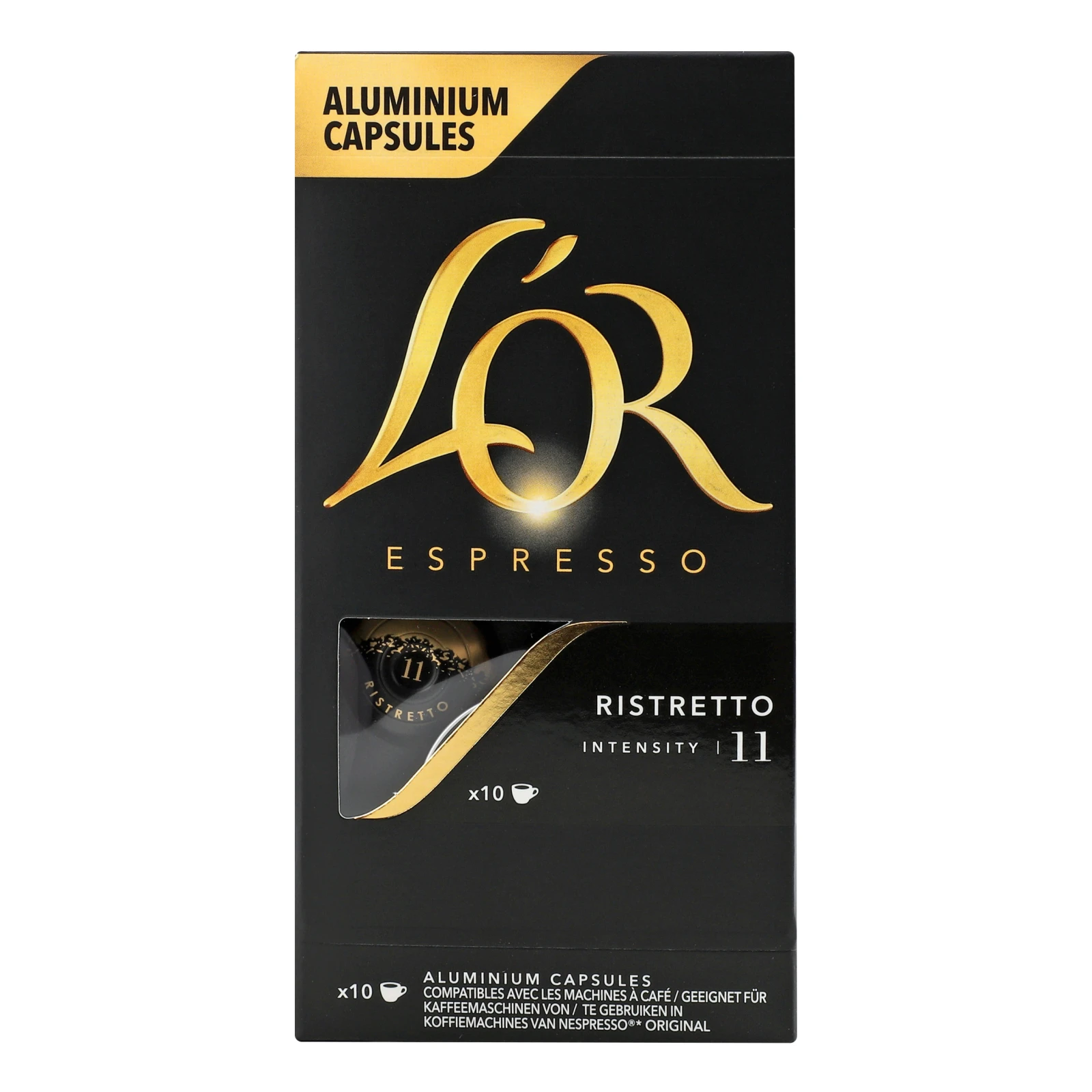 Кава L’OR Espresso Ristretto натуральна смажена мелена у капсулах 52г Фото №:1