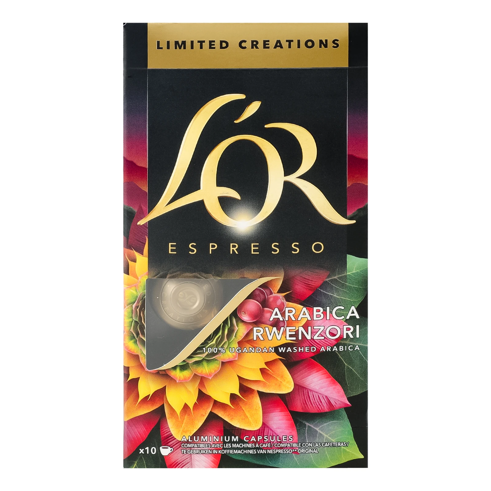 Кава L’OR Espresso Arabica Rwenzori натуральна смажена мелена в капсулах 52г Фото №:1