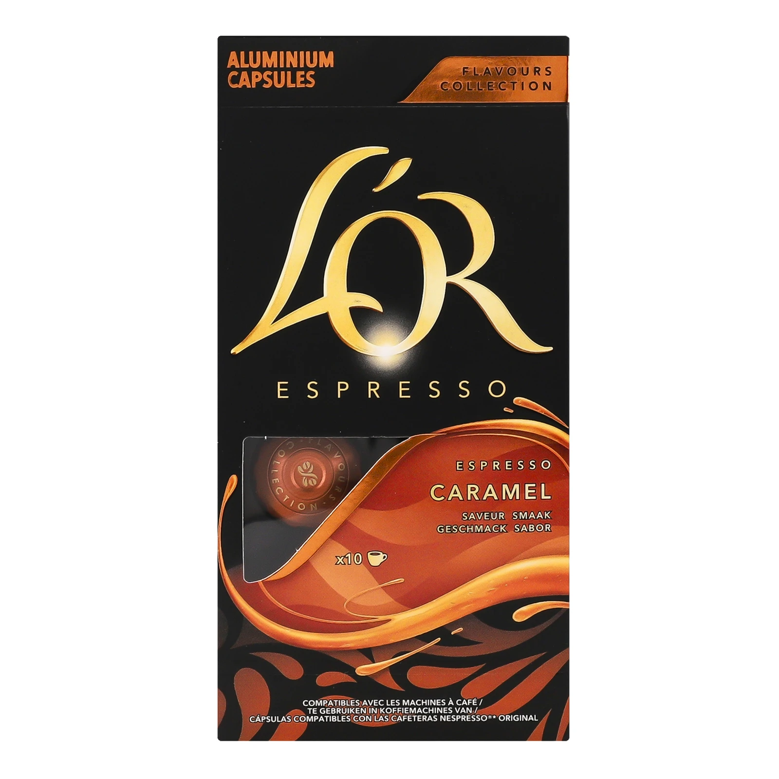 Кава L'OR Espresso Карамель натуральна смажена мелена ароматизована в капсулах 52г