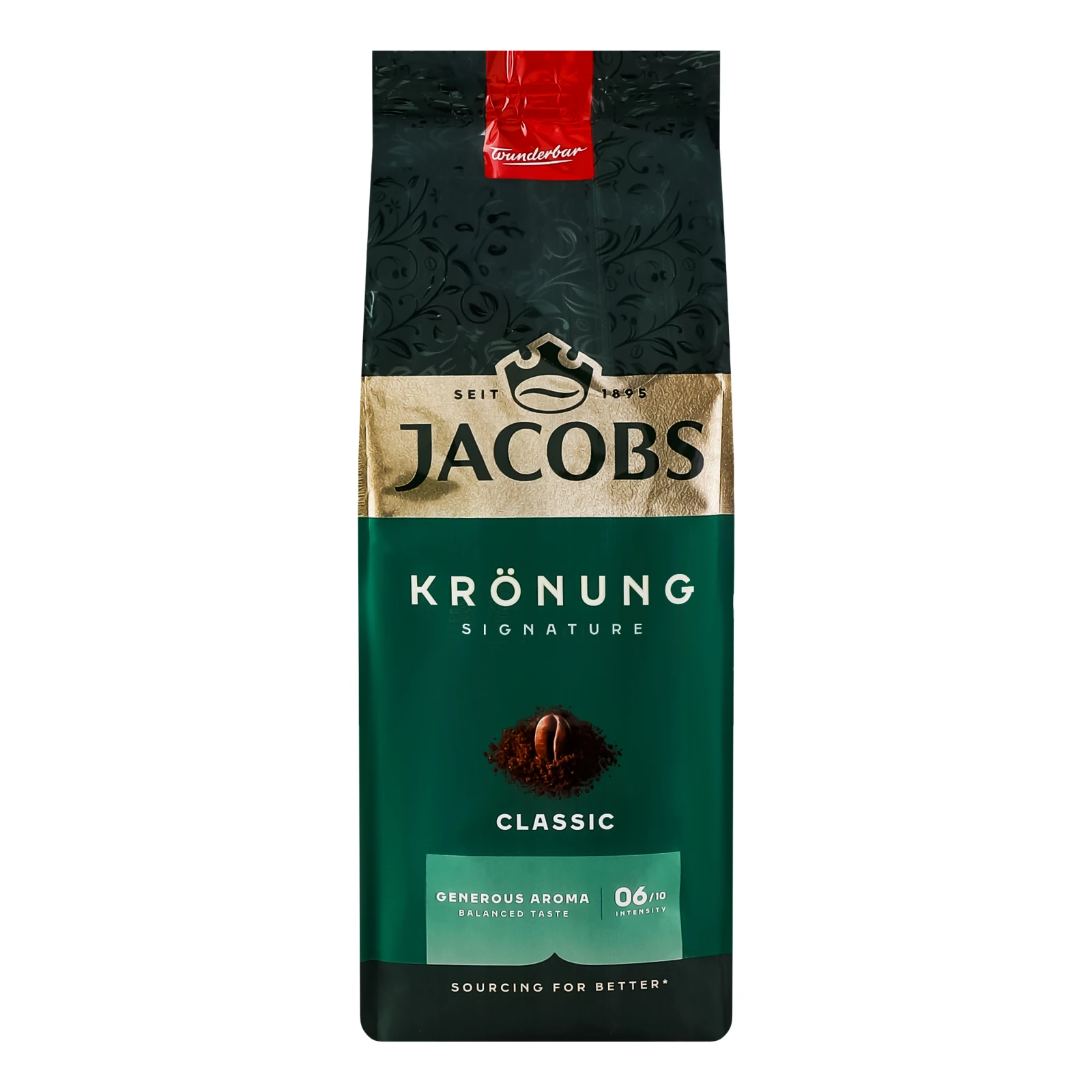 Кава Jacobs Kronung Classic натуральна смажена мелена 400г Фото №:1