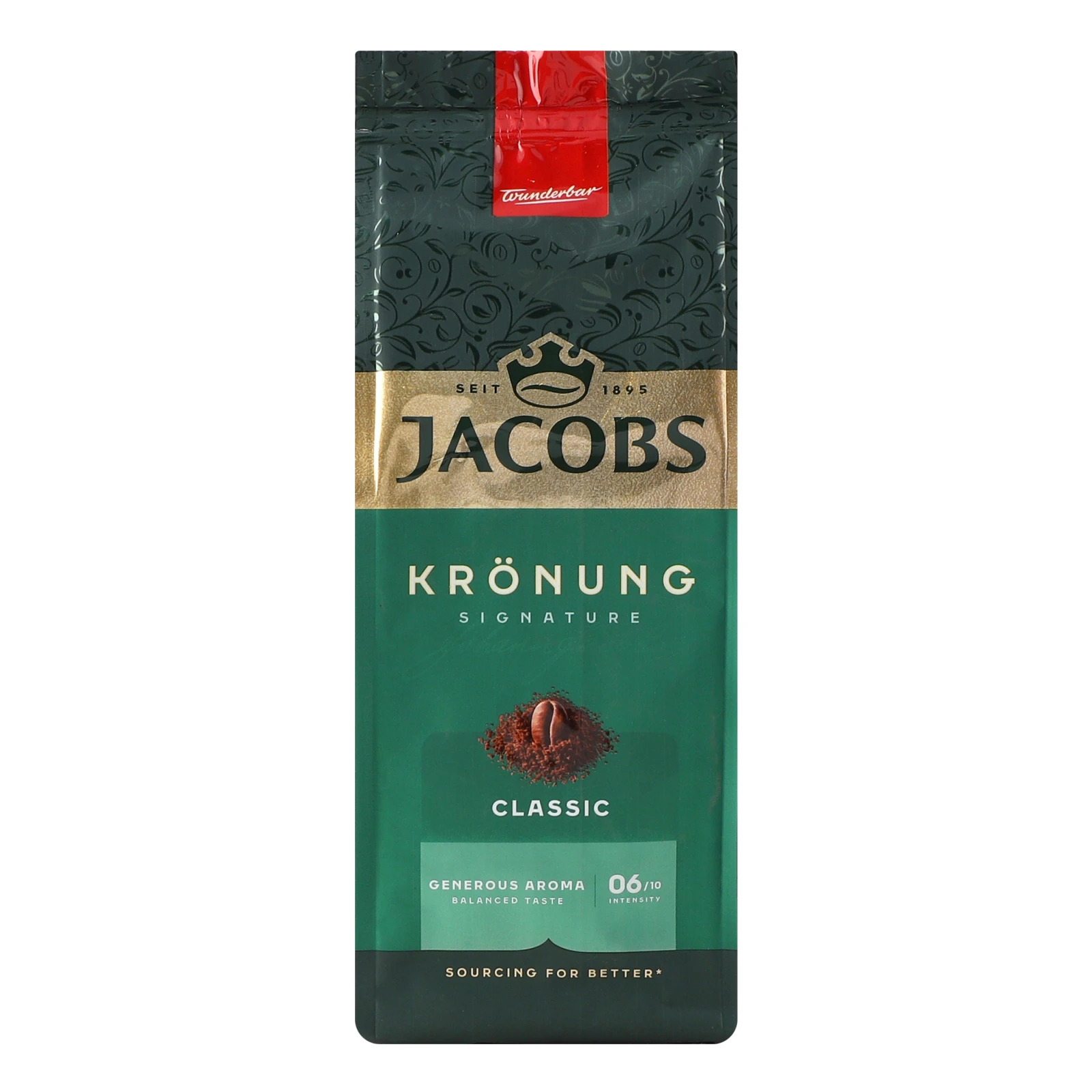 Кава Jacobs Kronung Classic натуральна смажена мелена 200г