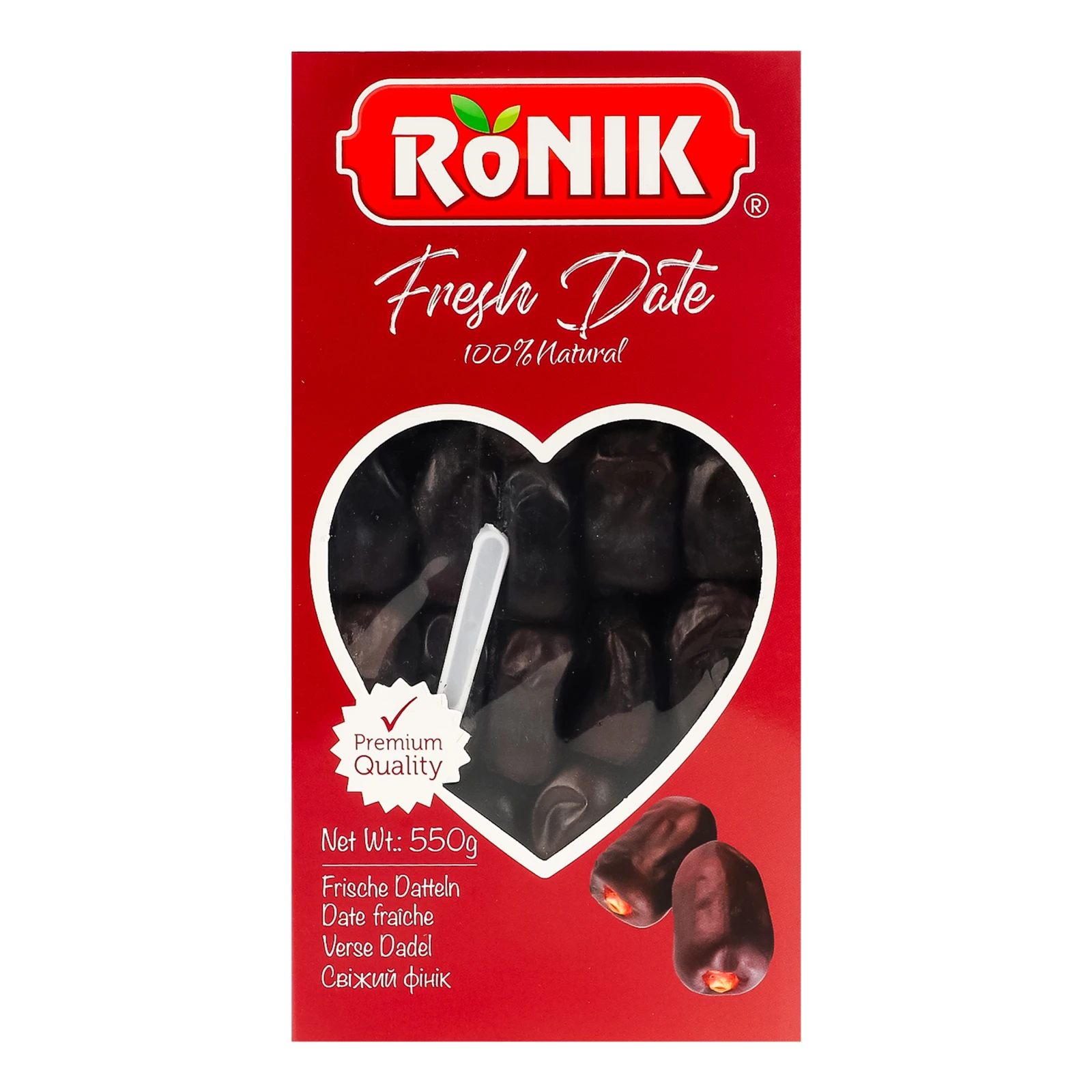 Фініки Ronik свіжі з кісточкою 550г Фото №:1