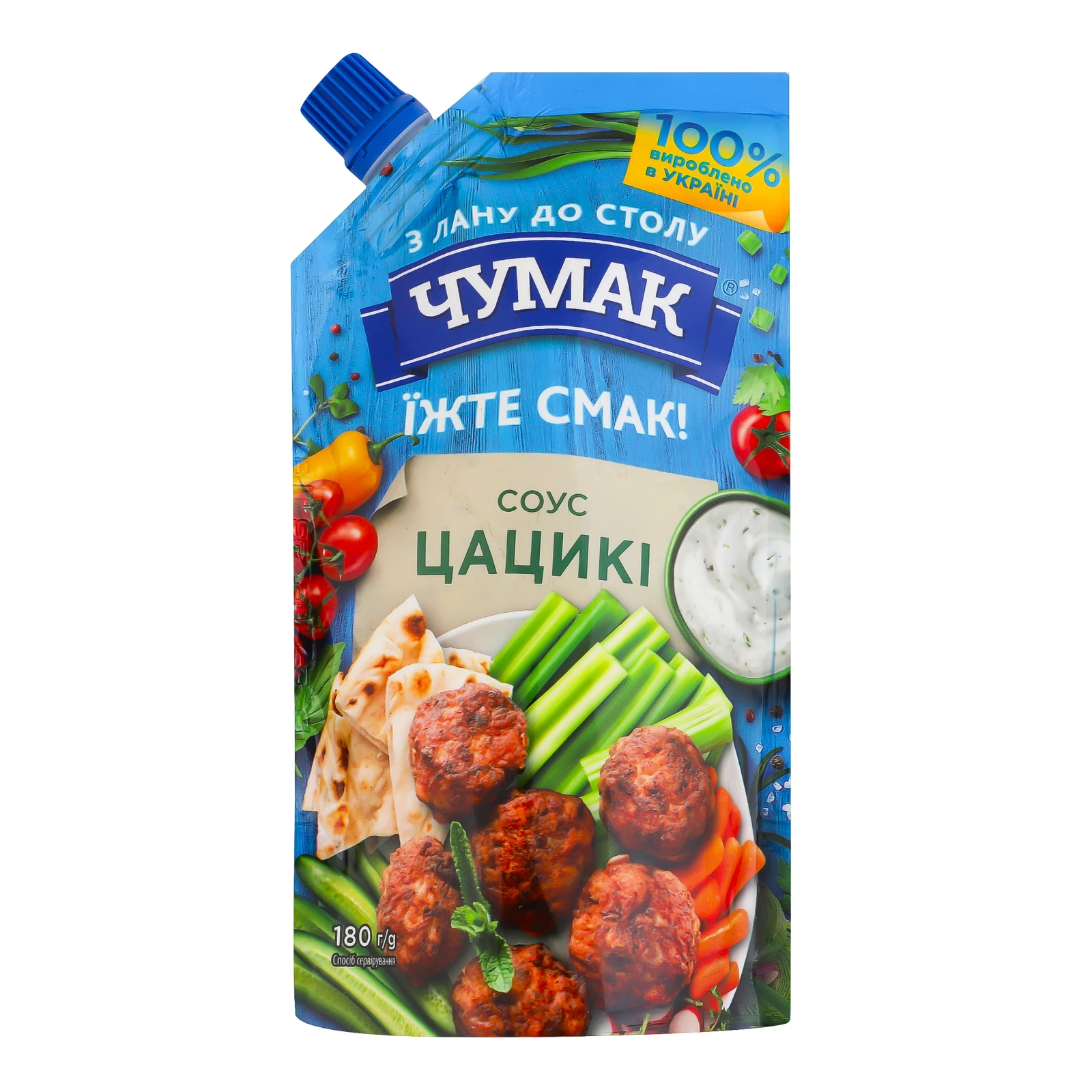 Соус Чумак Цацикі 180г Фото №:1