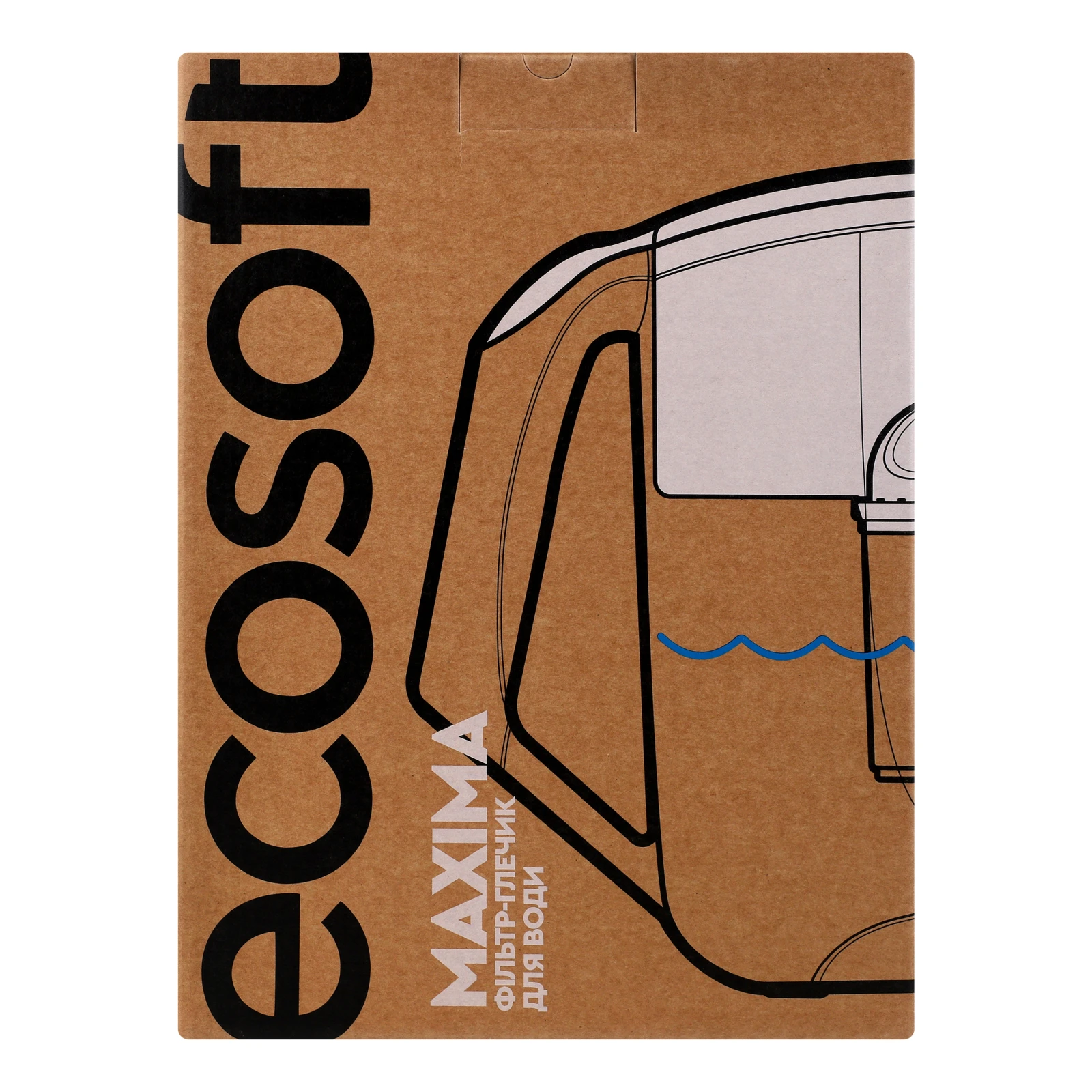 Фільтр-глечик Ecosoft Maxima №FMVMAXIMADBECO для води сапфіровий 5л 1шт Фото №:1