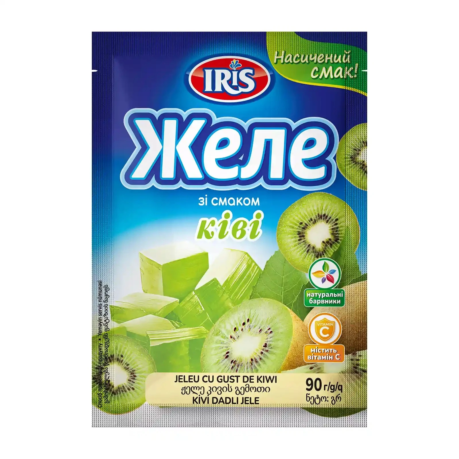 Желе Iris зі смаком ківі 90г Фото №:1