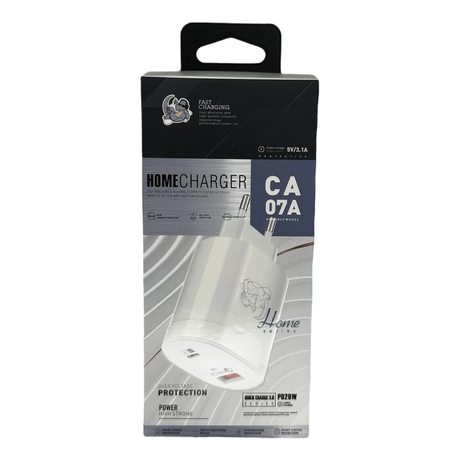 Блок зарядного пристрою PD20W 5V/3.1A USB+PD Фото №:2