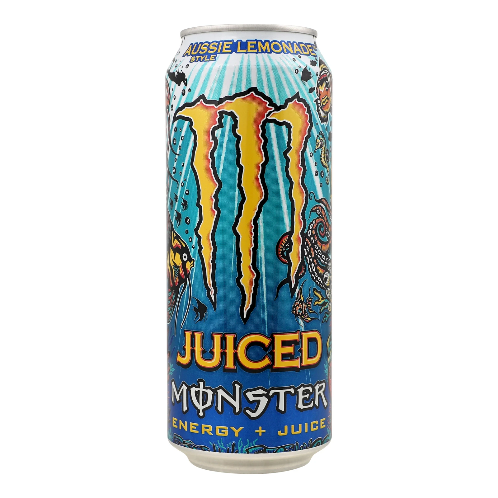 Напій енергетичний Monster Energy Juiced Aussie lemonade безалкогольний сильногазований 0.5л Фото №:1