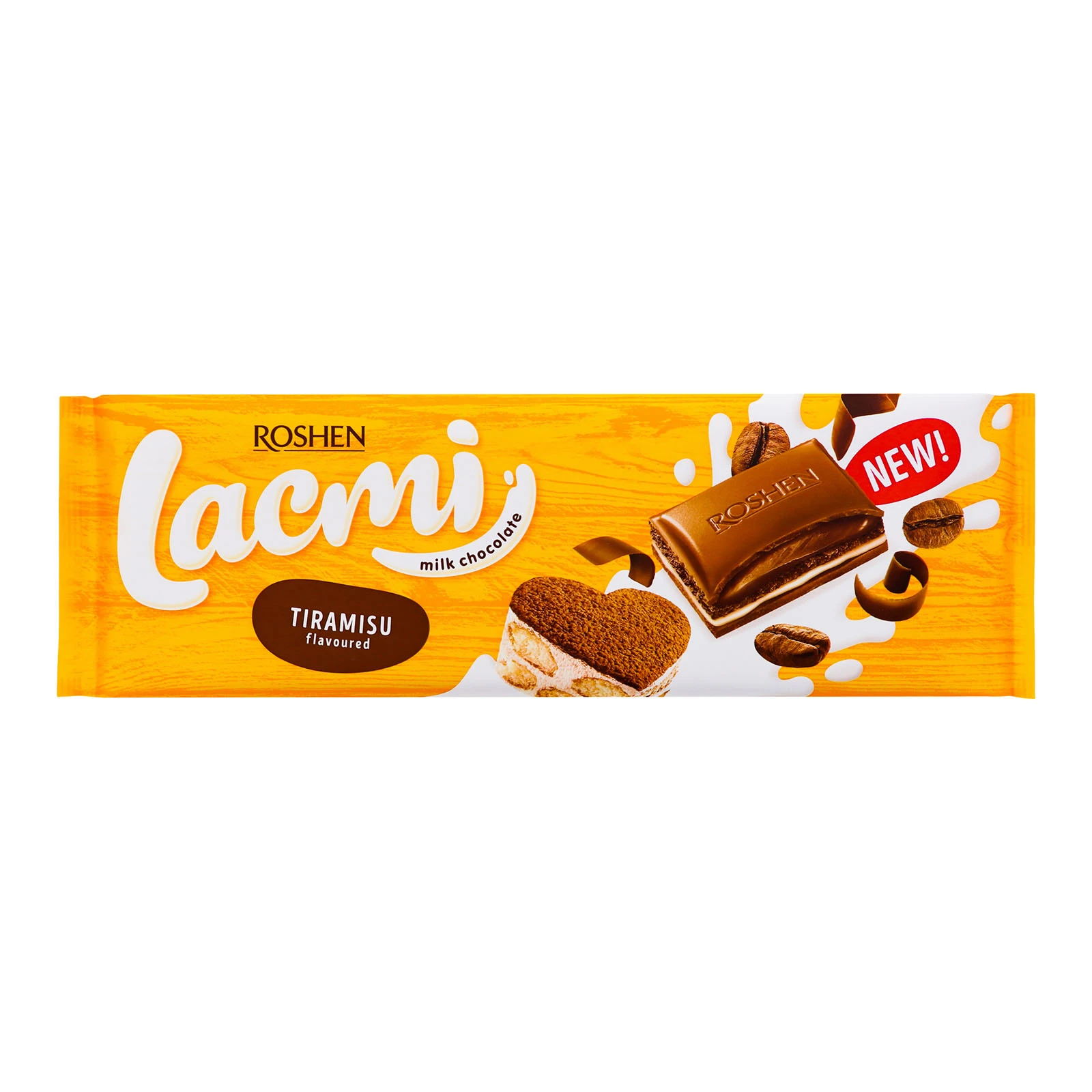 Шоколад Roshen 295г Lacmi молочний печиво+тірамісу Акція Фото №:1