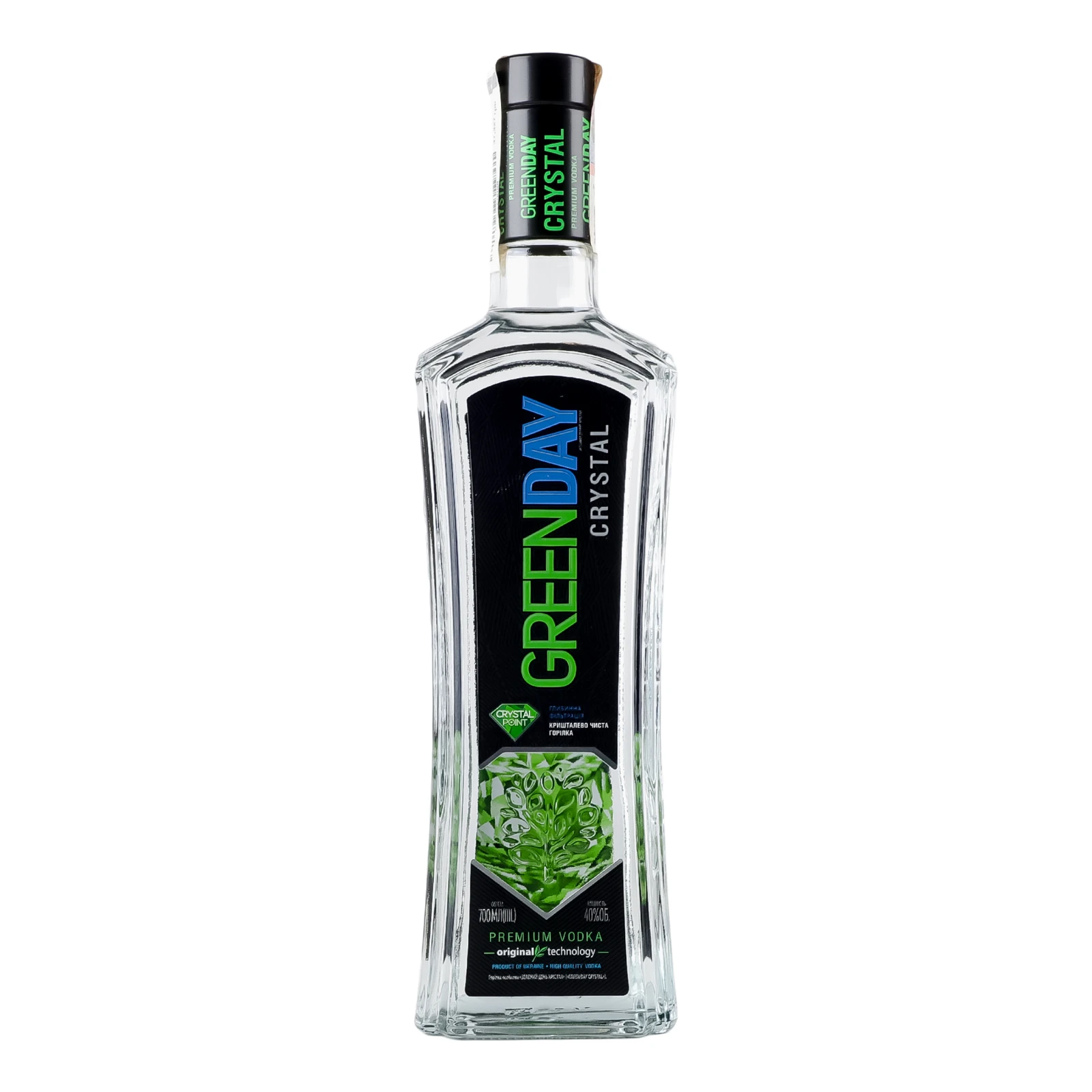 Горілка Green Day Crystal 40% 0.7л Фото навігації №:1