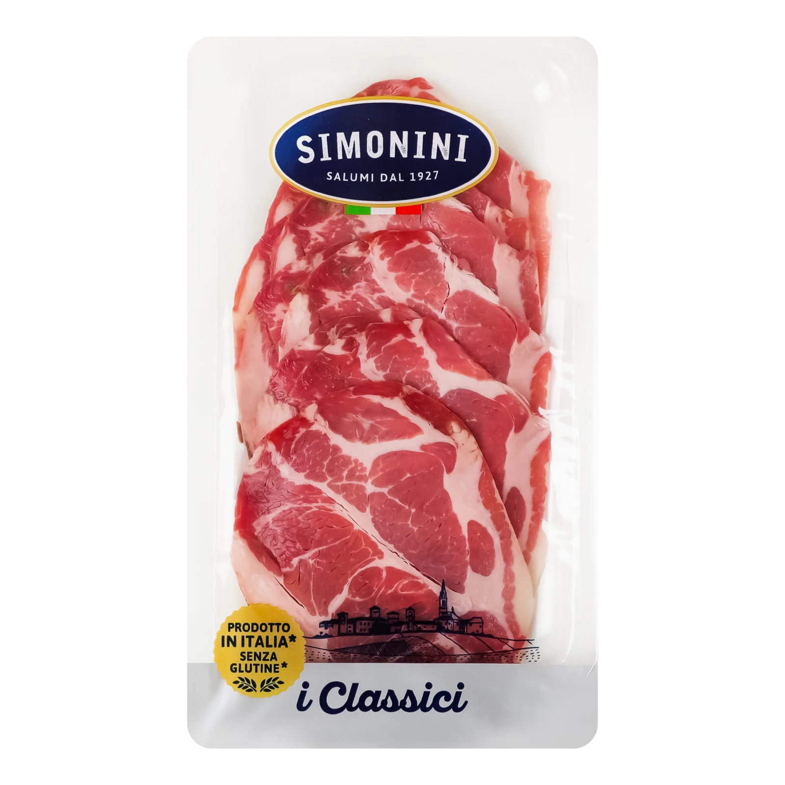 Шинка Simonini 80г Коппа с/в нарізка Новинка Фото №:1