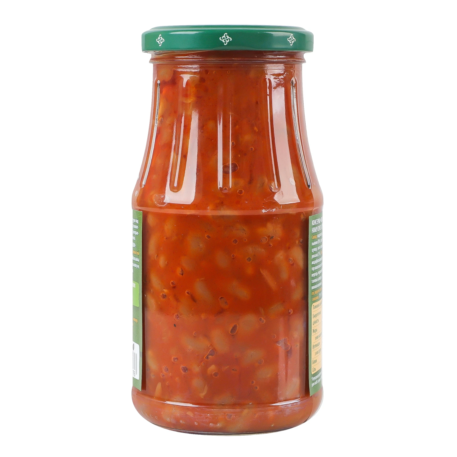 Квасоля Верес з грибами в томатному соусі з олією стерилізована 500г Фото №:2