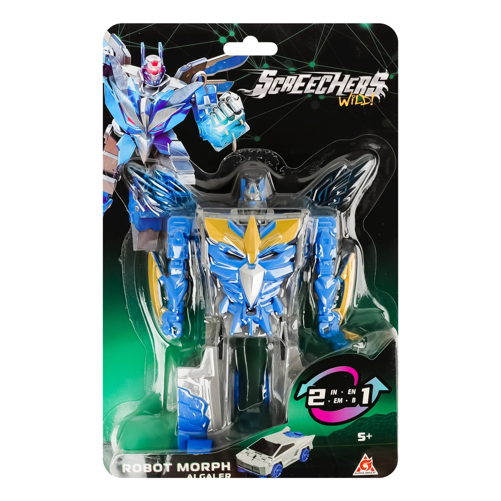 Робот-трансформер Screechers Wild Robot Morph Al Galer для дітей від 5-ти років EU686151 Фото навігації №:1
