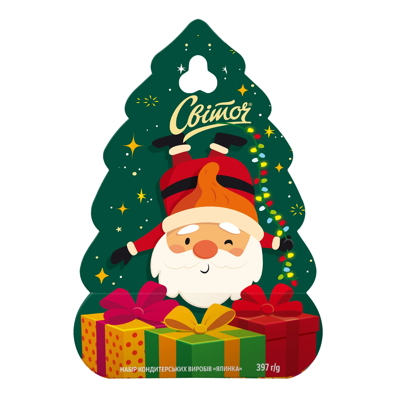Набір кондитерських виробів Світоч Ялинка 397г Фото №:1