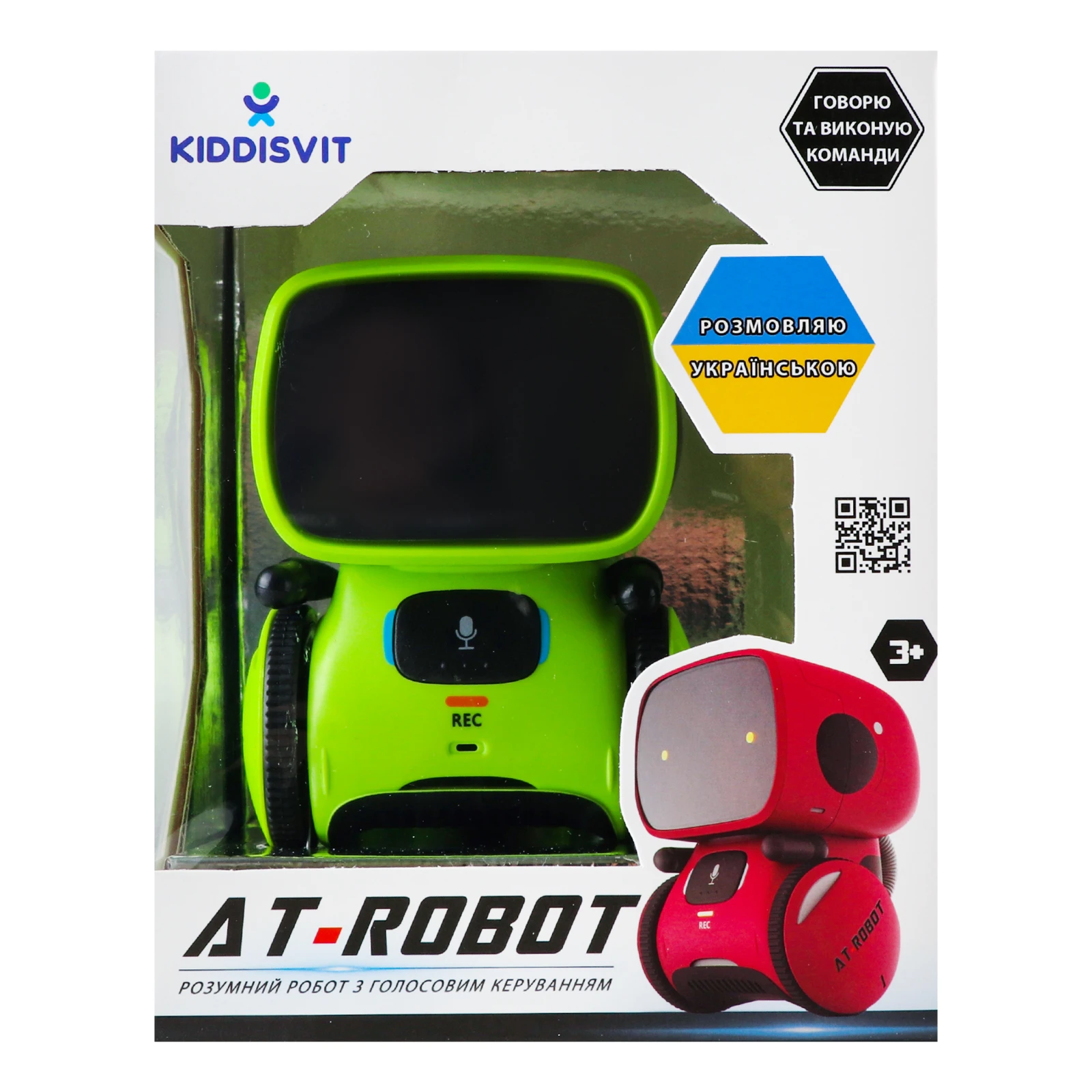 Іграшка Ahead Toys At-Robot №AT001-02-UKR зелена для дітей від 3-х років 1шт Фото навігації №:1