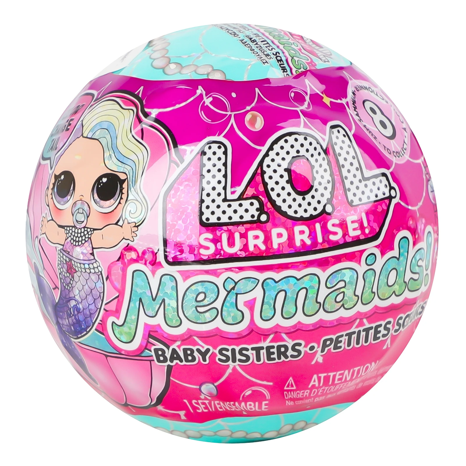 Набір ігровий L.O.L. Surprise! Mermaids! Русалоньки-сестрички №515760 з лялькою д/дітей від 3-х років в асортименті 1шт Фото №:1