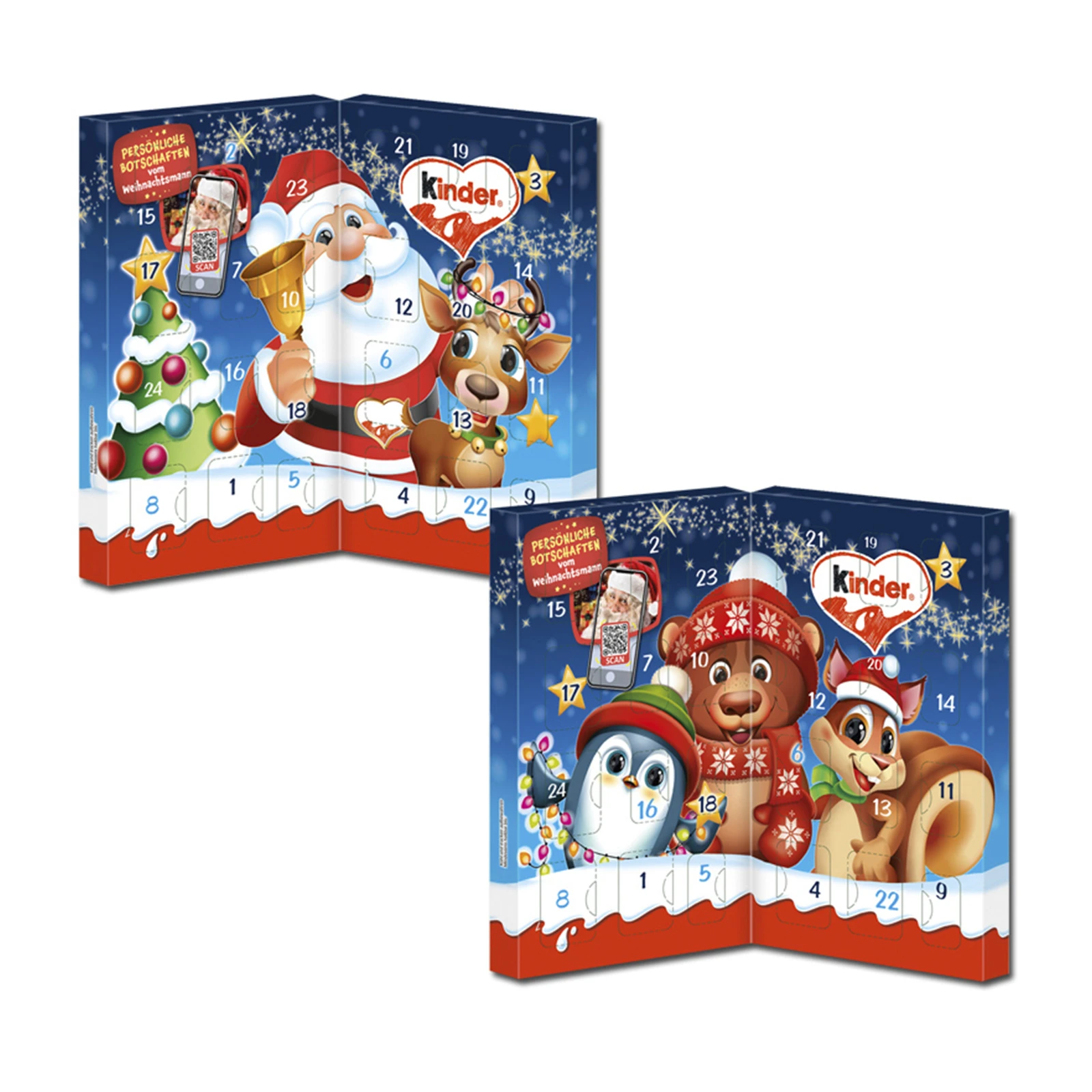 Шоколад Kinder 113г Mix Tisch Адвент календар Фото №:2