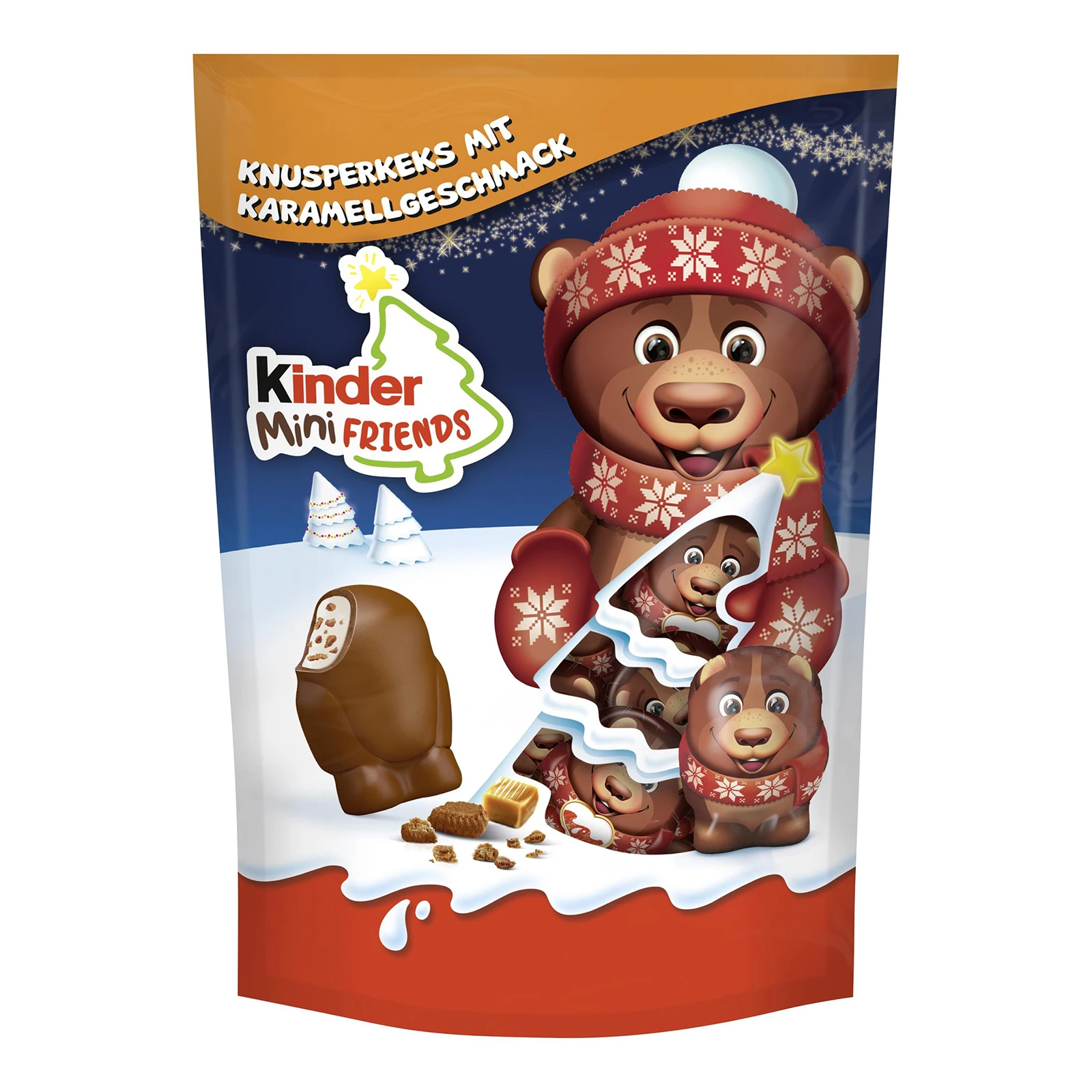 Набір кондит. виробів Kinder 122г Mini Friends цукерки з хрусткою карамеллю Фото №:1