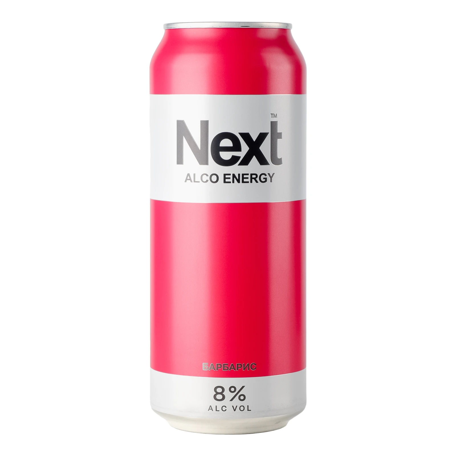 Напій слабоалкогольний Next енергетичний сильногазований Барбарис 8% 0.5л Фото №:1