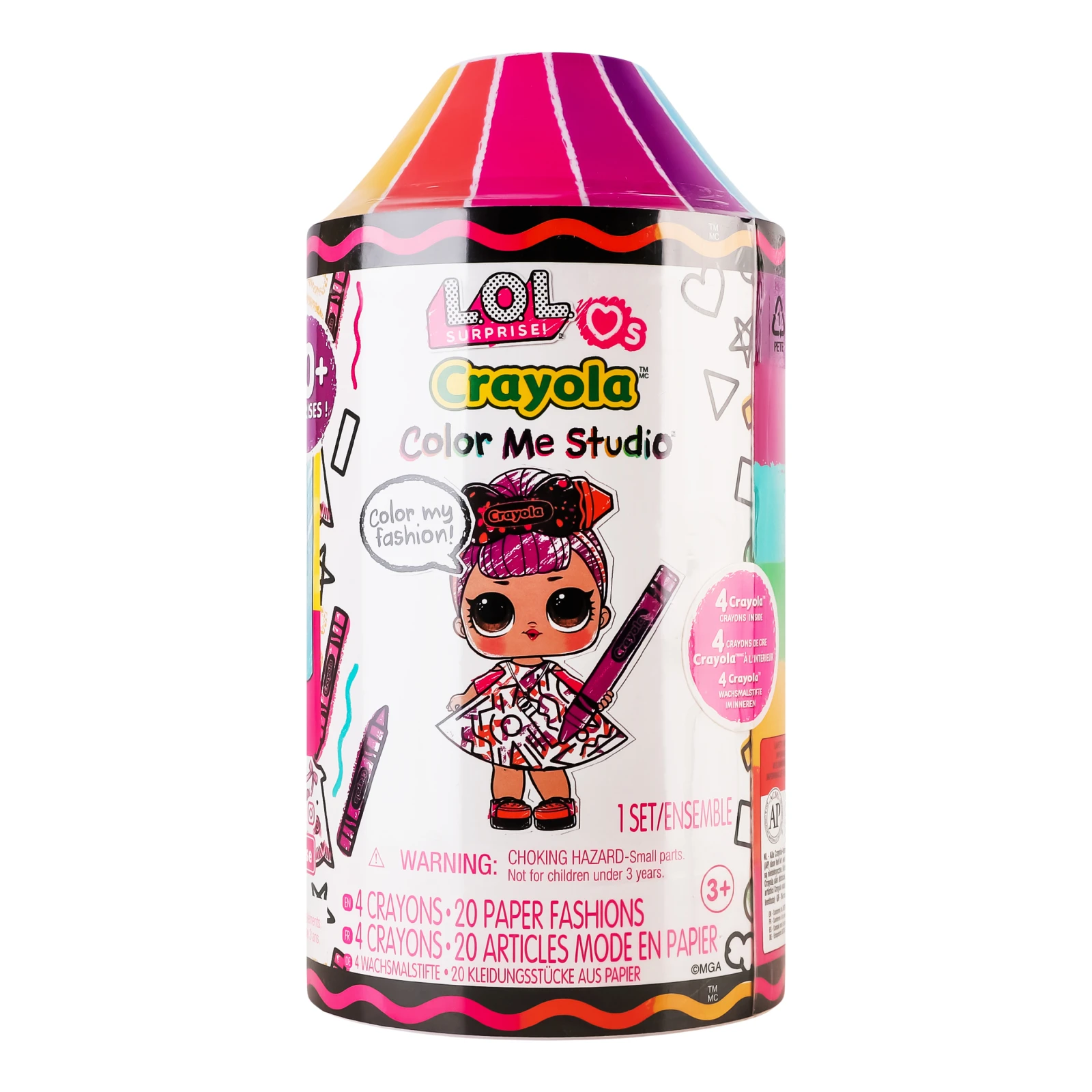 Набір ігровий L.O.L. Surprise! Crayola Кольоринки №505273 з лялькою для дітей від 3-х років 1шт Фото №:1