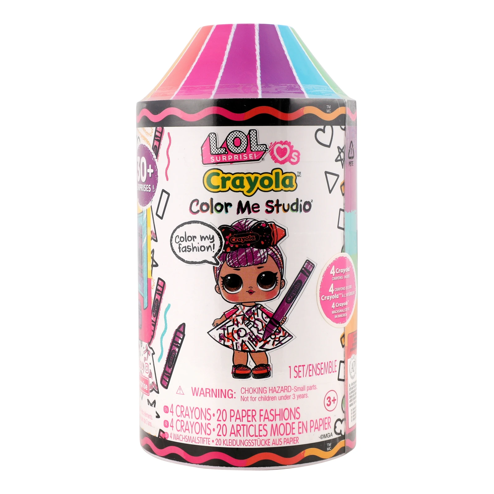 Набір ігровий L.O.L. Surprise! Crayola Кольоринки №505273 з лялькою для дітей від 3-х років 1шт Фото №:1