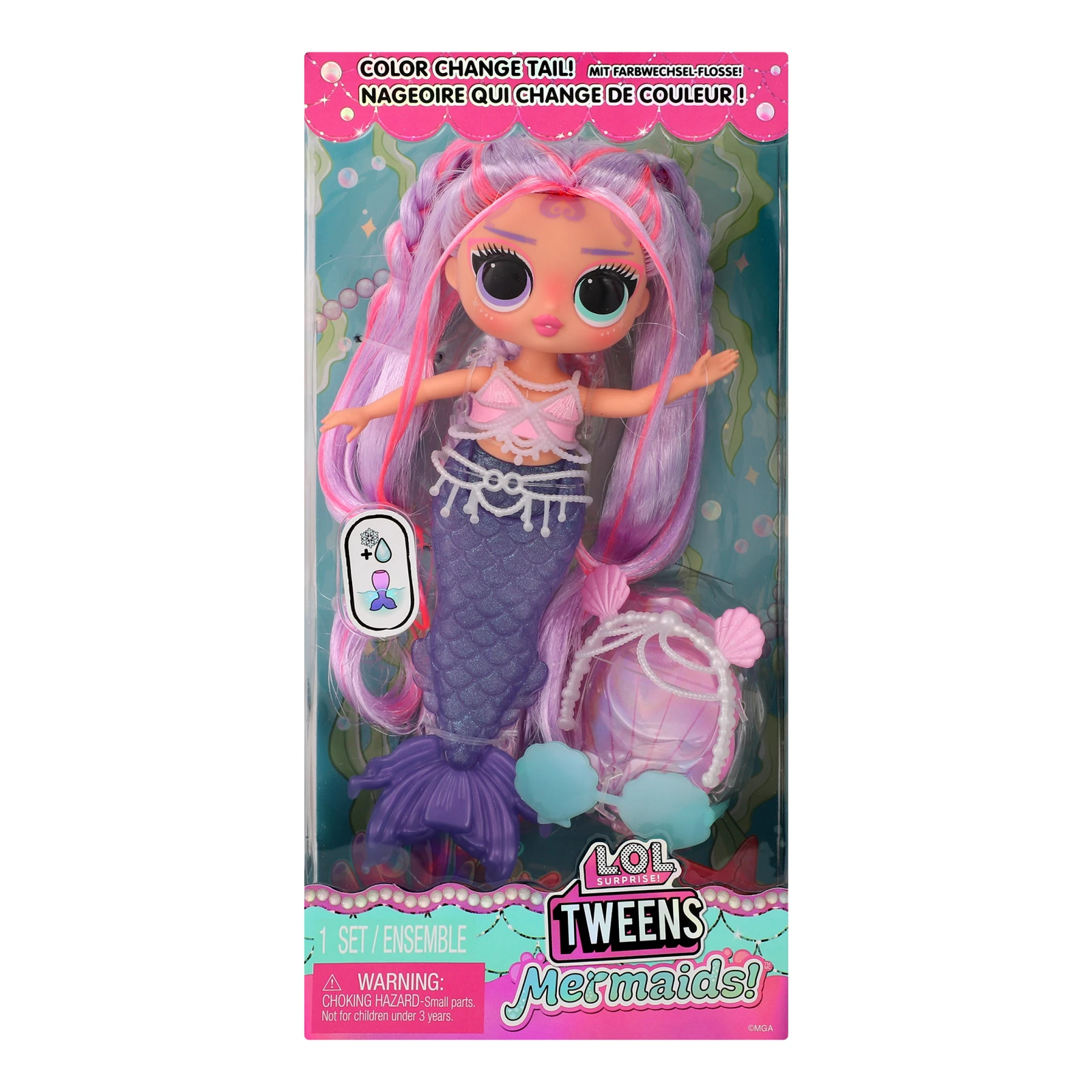 Набір ігровий L.O.L. Surprise! Tweens Mermaids! з лялькою Лана Мерін для дітей від 3-х років 510444 Фото №:1