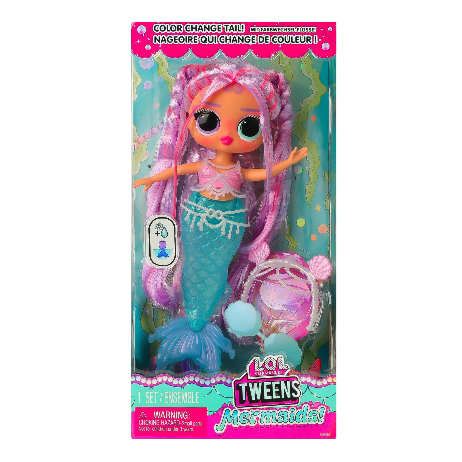Набір ігровий L.O.L. Surprise! Tweens Mermaids! Лана Мерін №510444 з лялькою для дітей від 3-х років 1шт Фото №:1