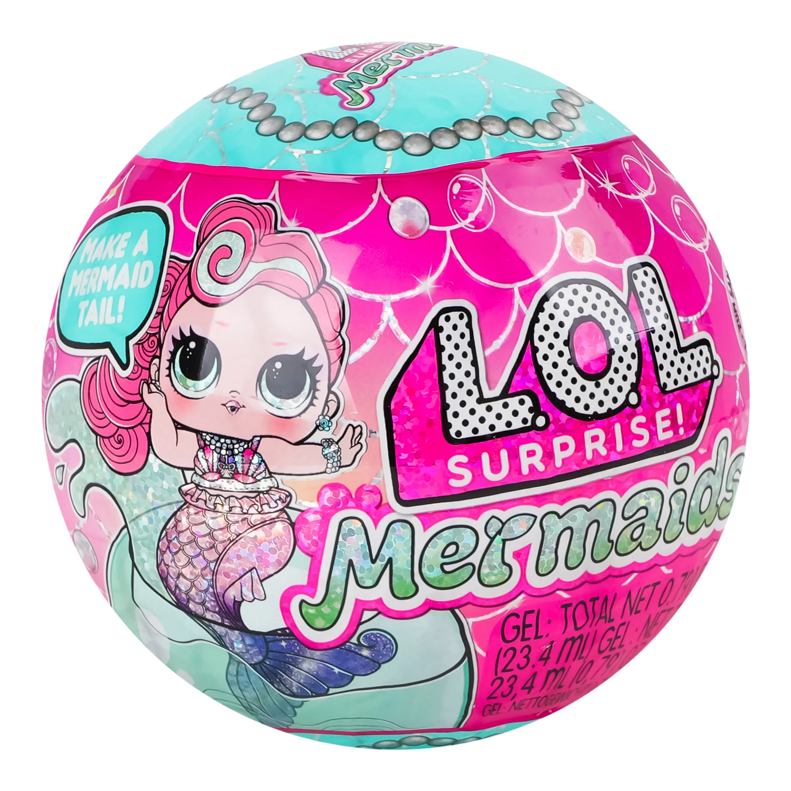 Набір ігровий L.O.L. Surprise! Mermaids! Чарівні русалочки №510604 з лялькою для дітей від 3-х років 1шт Фото №:1