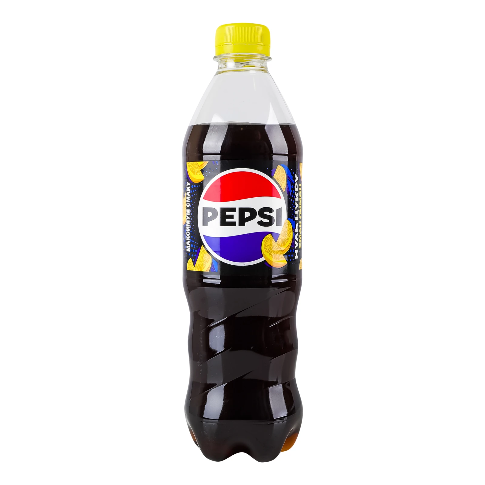Напій безалкогольний Pepsi Лимон сильногазований безкалорійний на ароматизаторах 500мл Фото №:1