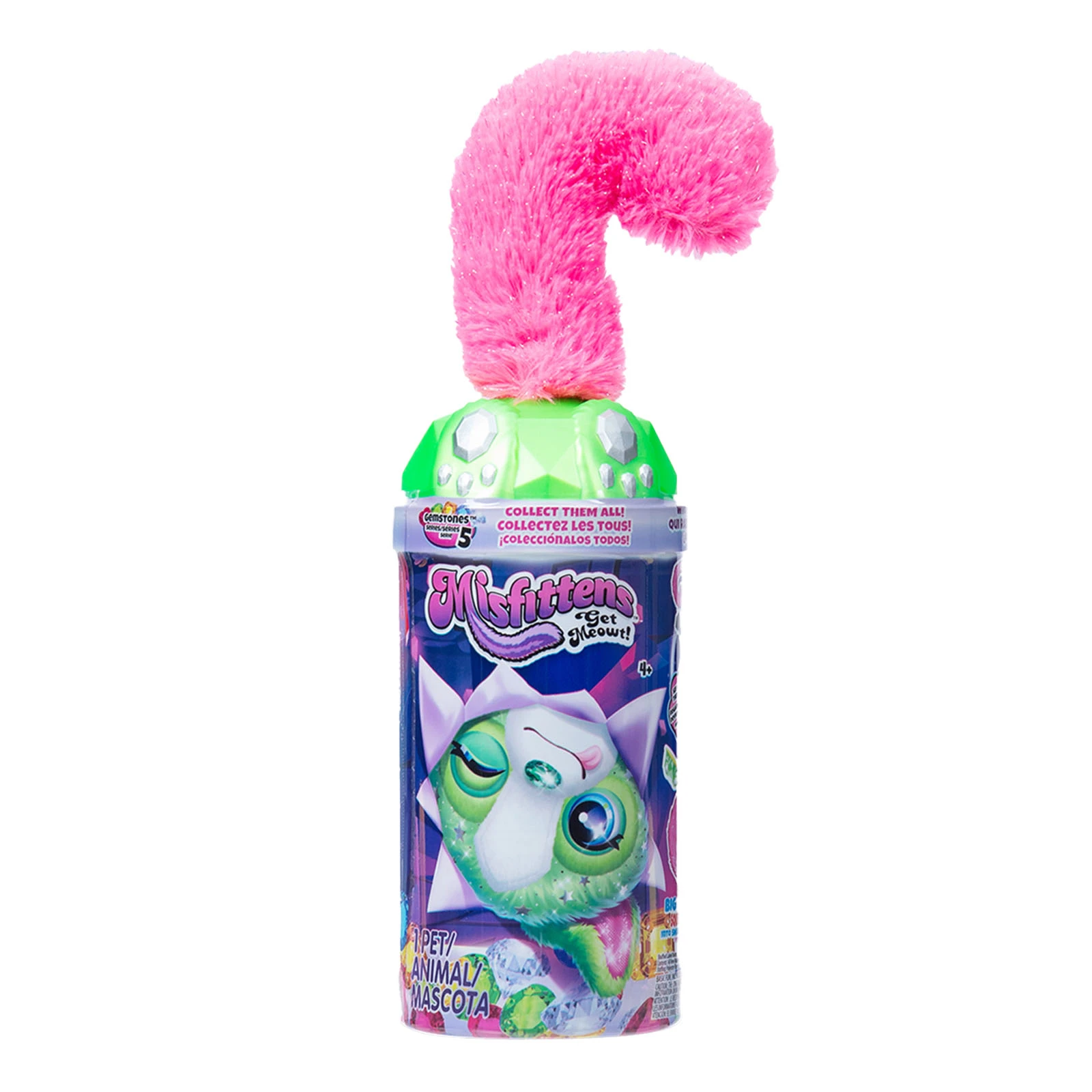 Іграшка м`яка Misfittens Gemstones W1 Звірятко в банці Фото №:1