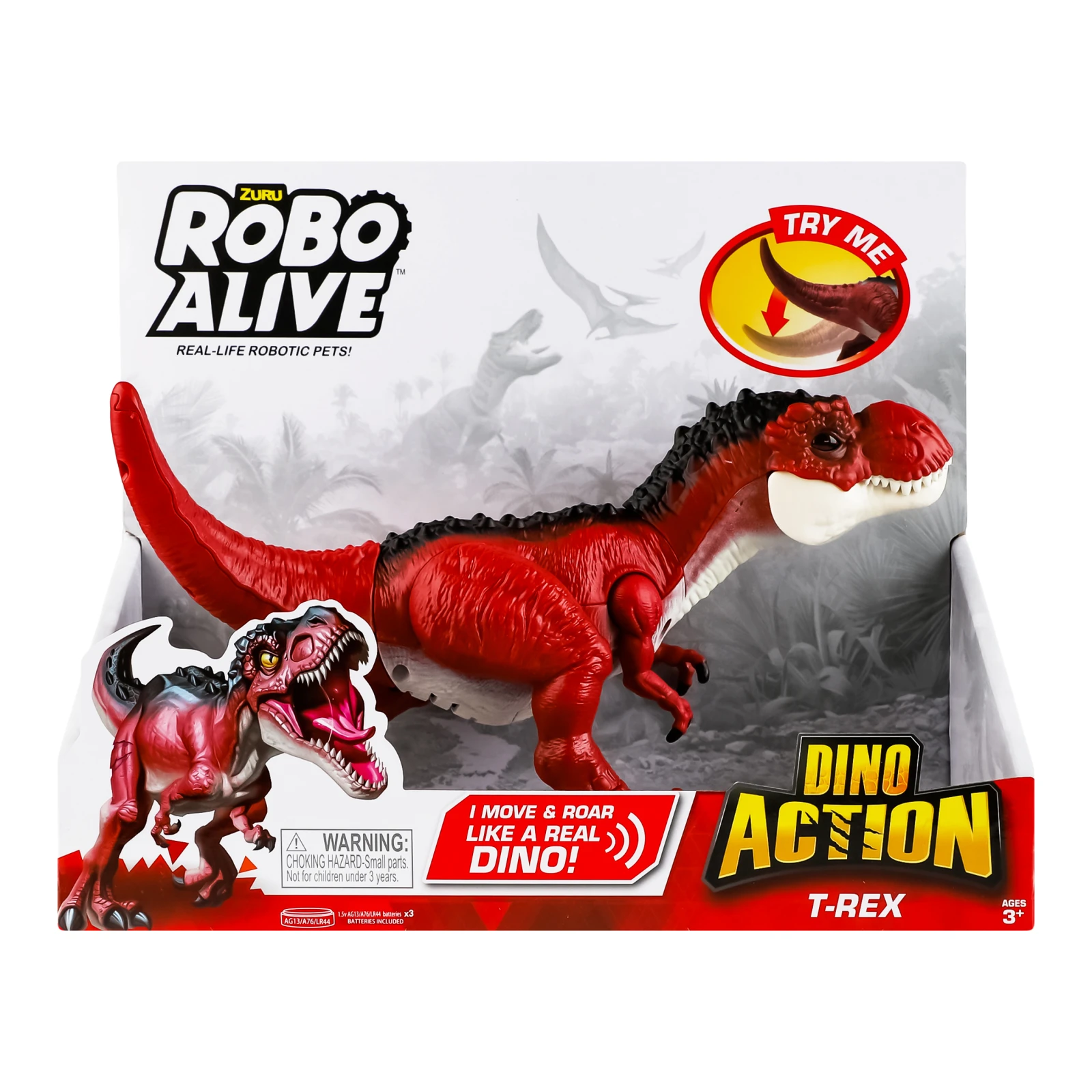 Іграшка Robo Alive Dino Action T-Rex №7171 інтерактивна для дітей від 3-х років 1шт Фото №:1