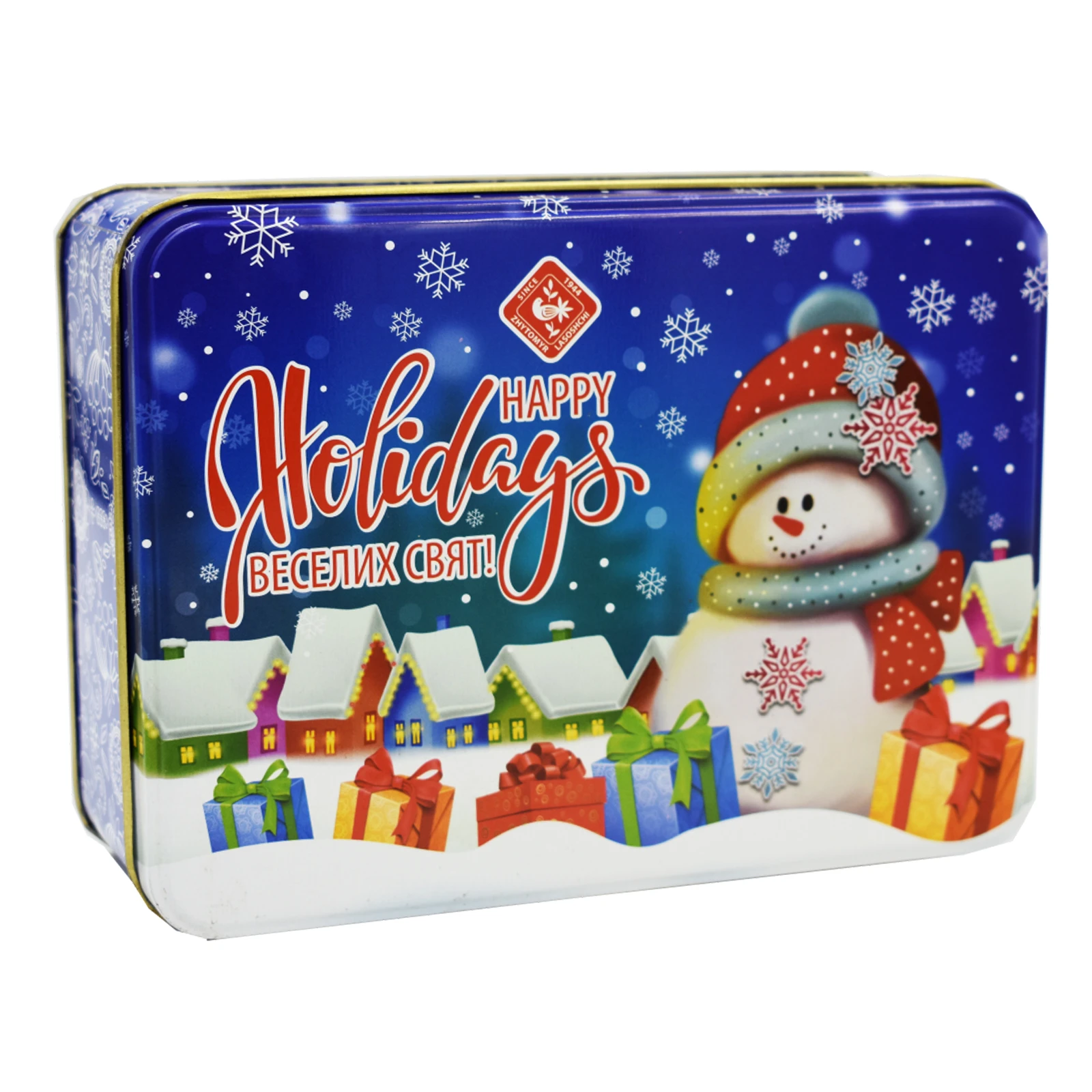 Набір кондит. виробів Zhytomyr Lasoshchi 331г новорічний Чарівна скринька з/б Фото №:1