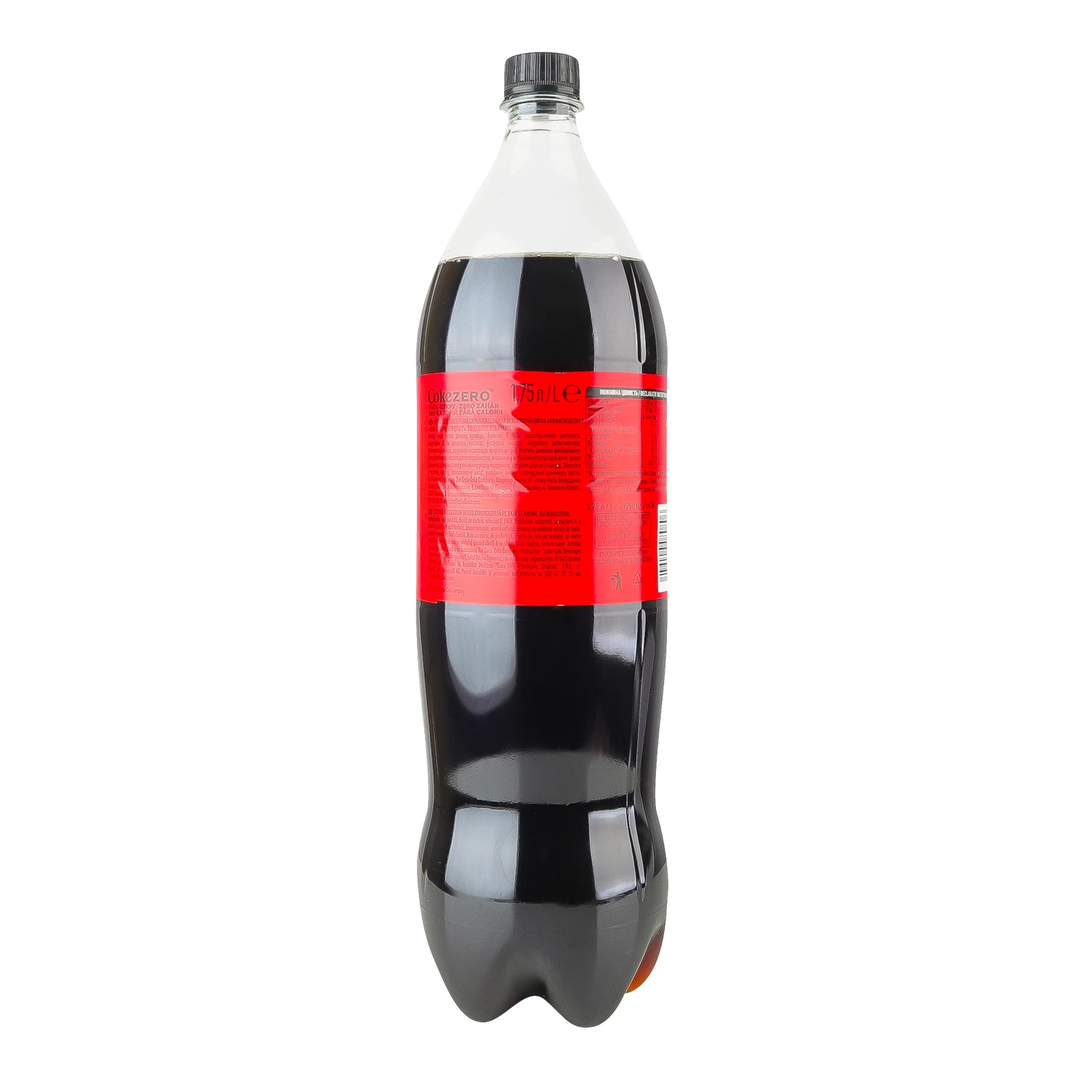 Напій Coca-Cola Zero Sugar безкалорійний сильногазований 1.75л Фото №:2