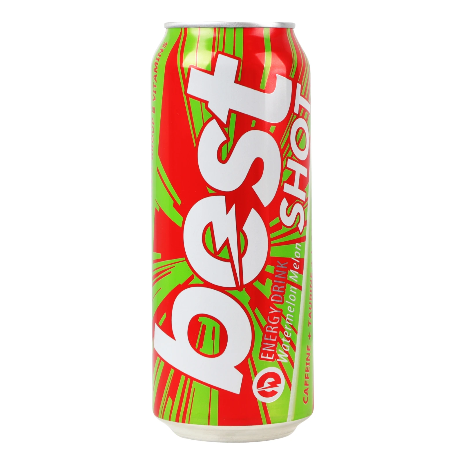 Напій енергетичний Best Shot безалкогольний пастеризований сильногазований Watermelon Melon 0.5л Фото №:1