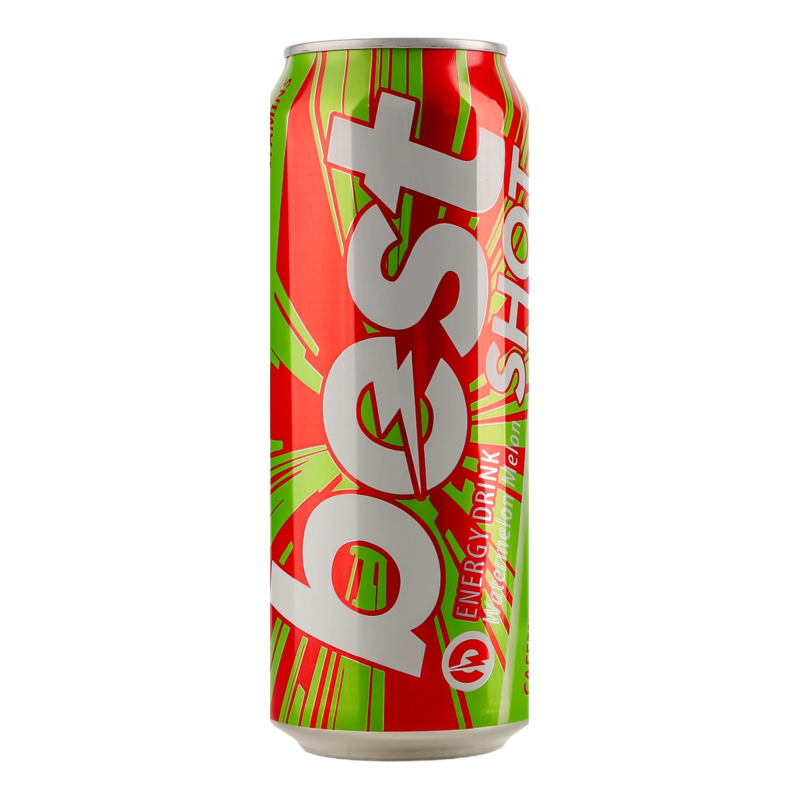 Напій енергетичний Best Shot безалкогольний пастеризований сильногазований Watermelon Melon 0.5л Фото №:1