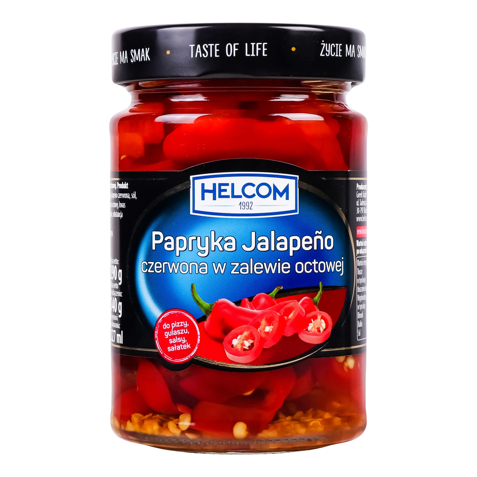 Конс Helcom 290г перець халапеньйо червоний різаний ск/б Фото №:1
