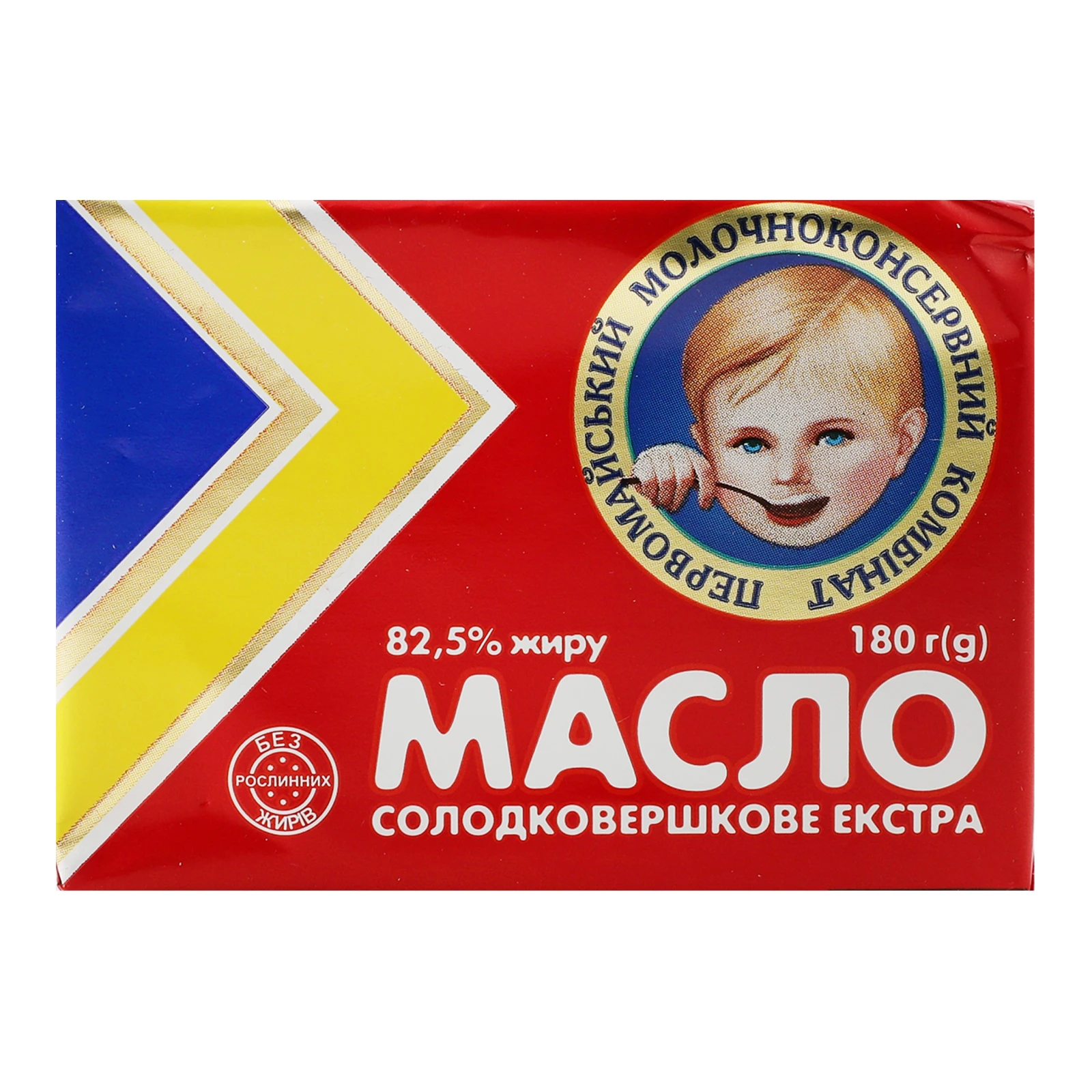 Масло Первомайський МКК Екстра солодковершкове 82.5% 180г