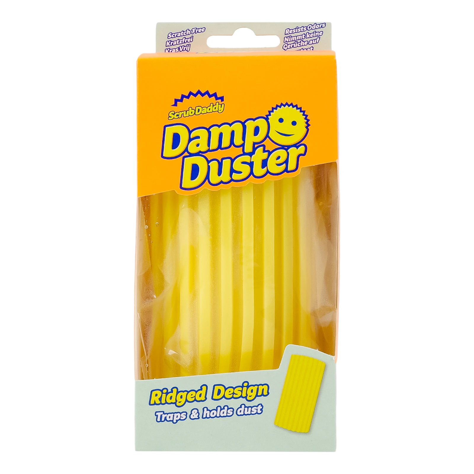 Губка Scrub Daddy Damp Duster Yellow 1шт Фото №:1