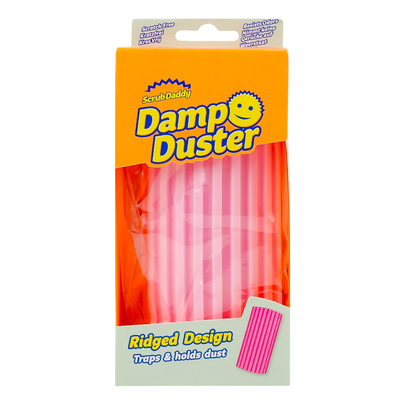 Губка Scrub Daddy Damp Duster для пилу рожева Фото №:1