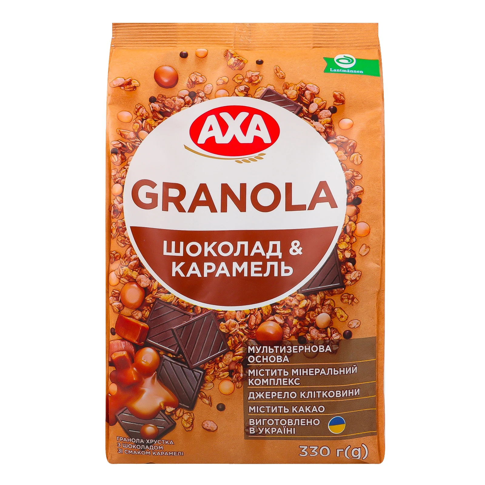 Гранола Axa хрустка Шоколад&Карамель 330г Фото №:1