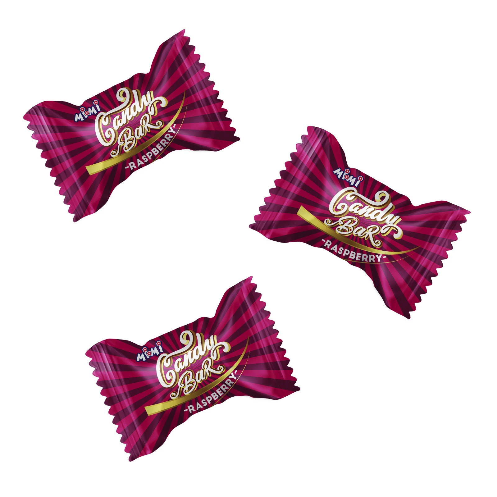 Цукерка MiMi Candy Bar халва з ароматом малини глазурована