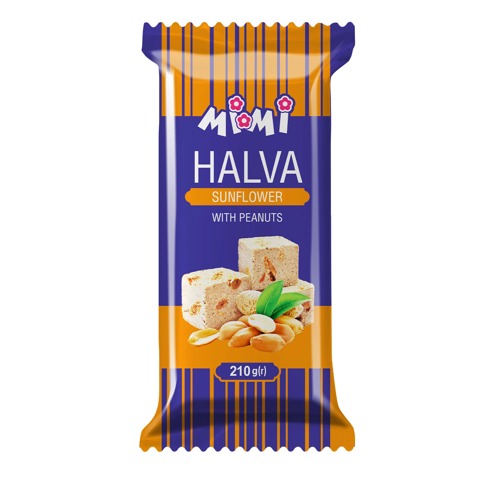 Халва MiMi соняшникова з арахісом 210г Фото №:1