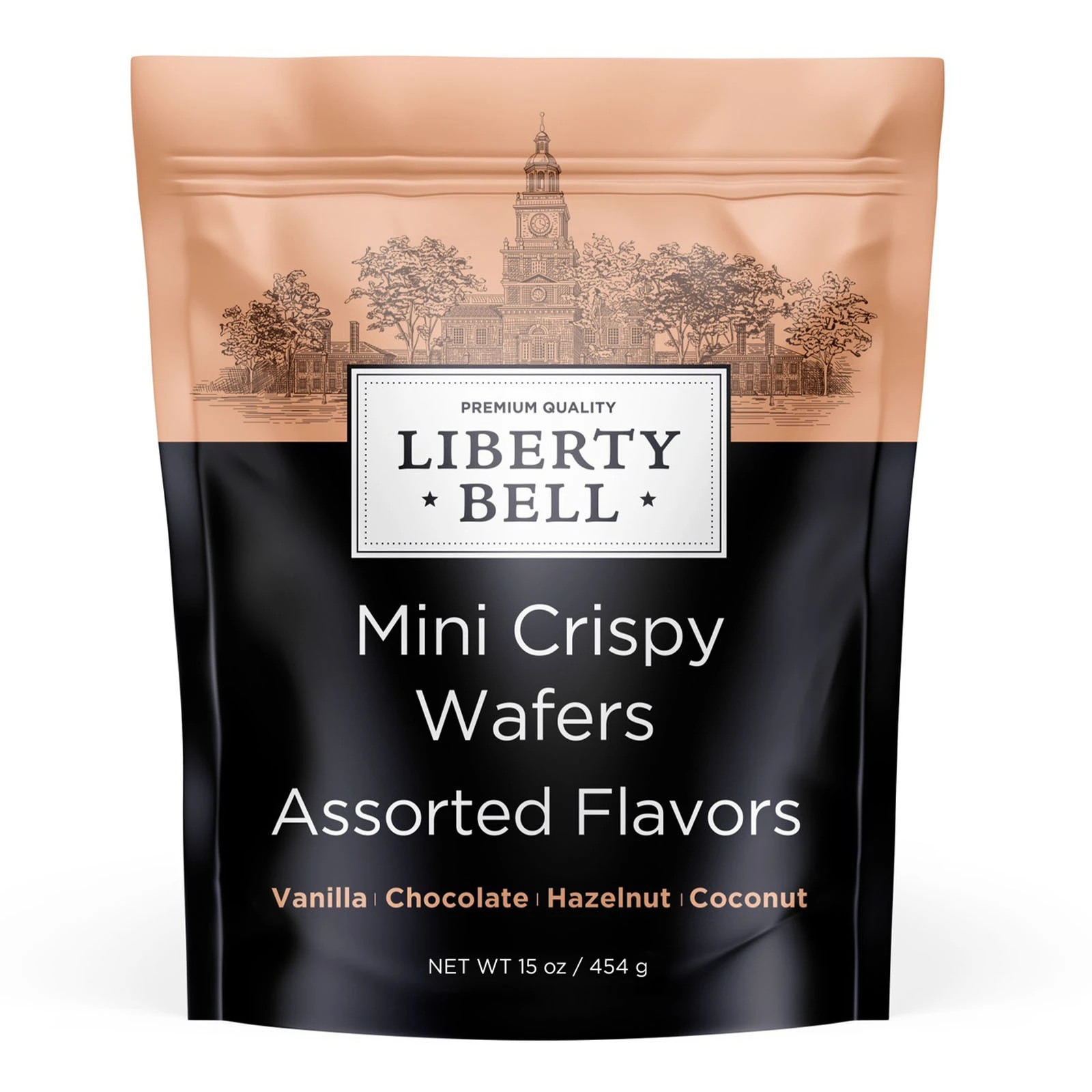 Вафлі Liberty Bell Mini crispy асорті 454г