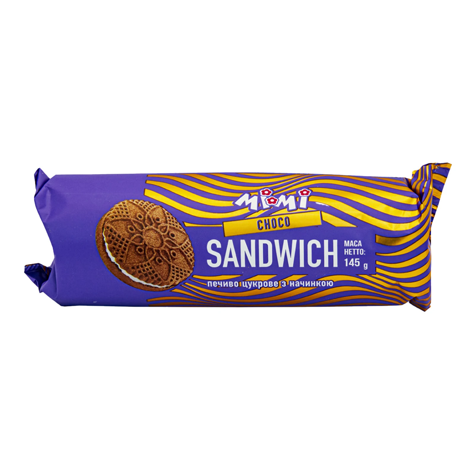 Печиво MiMi цукрове Choco Sandwich 145г Фото №:1