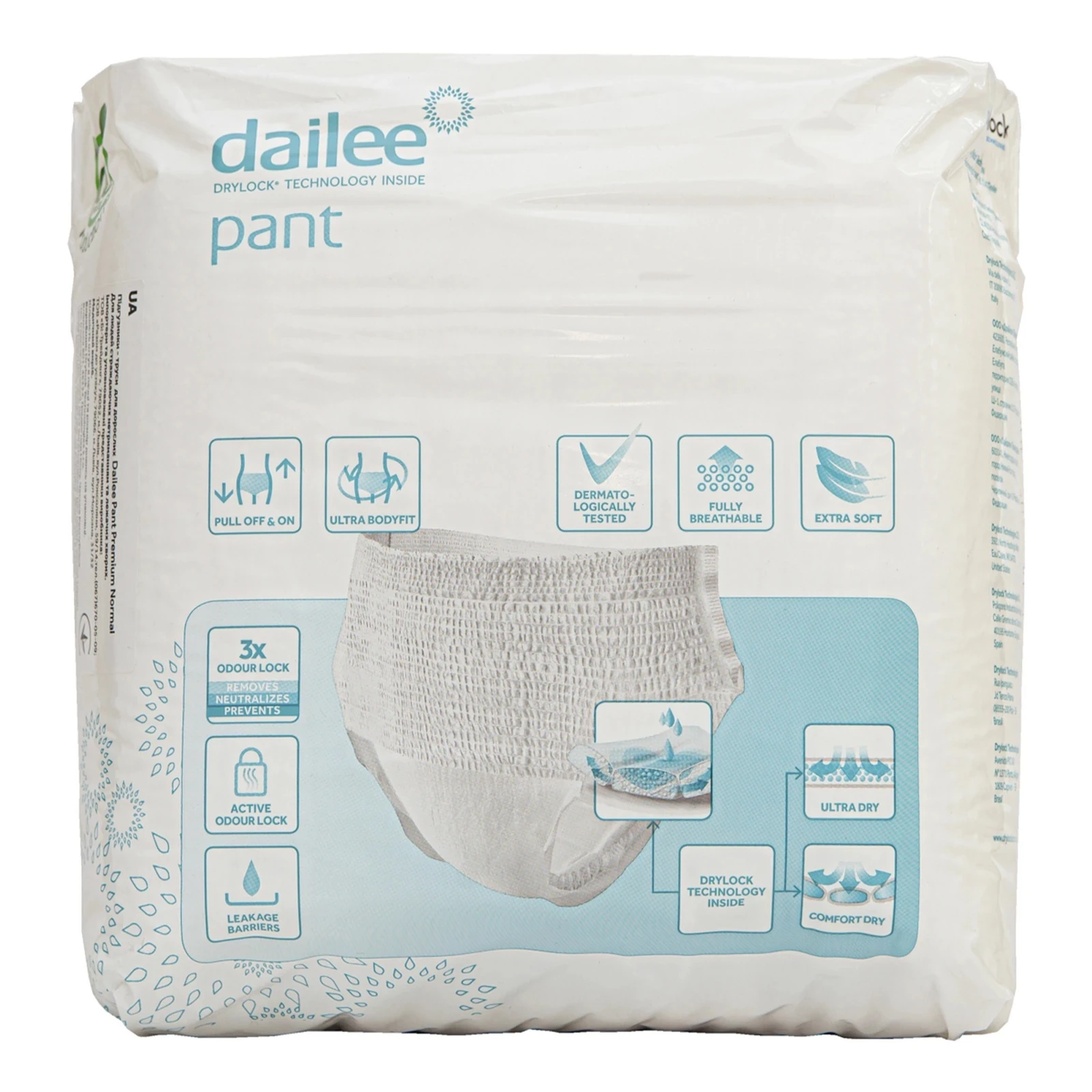 Підгузки-труси Dailee Pant Premium Normal д/дорослих Extra Large 14шт фото 2