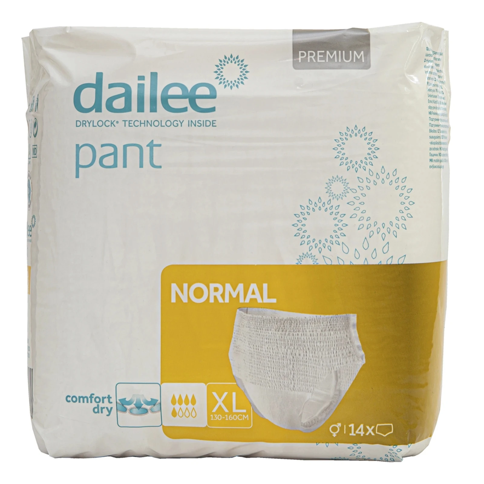 Підгузки-труси Dailee Pant Premium Normal д/дорослих Extra Large 14шт
