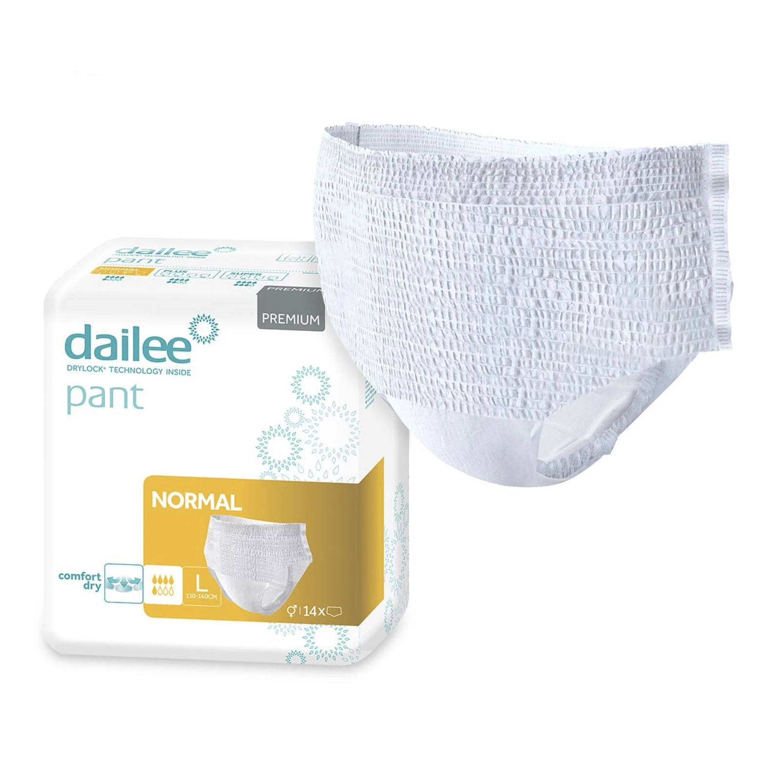 Підгузки-труси Dailee Pant Premium Normal д/дорослих Large 14шт Фото №:1