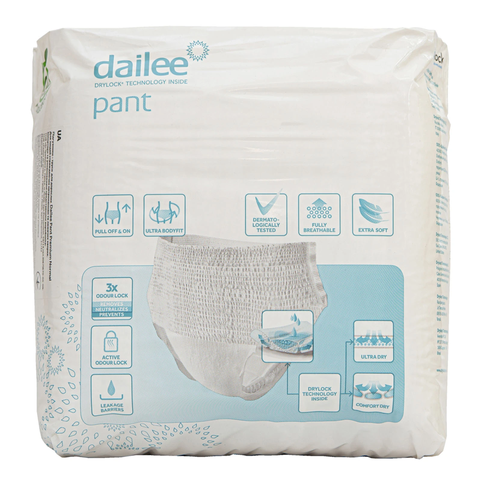 Підгузки-труси Dailee Pant Premium Normal д/дорослих Small 14шт Фото №:2