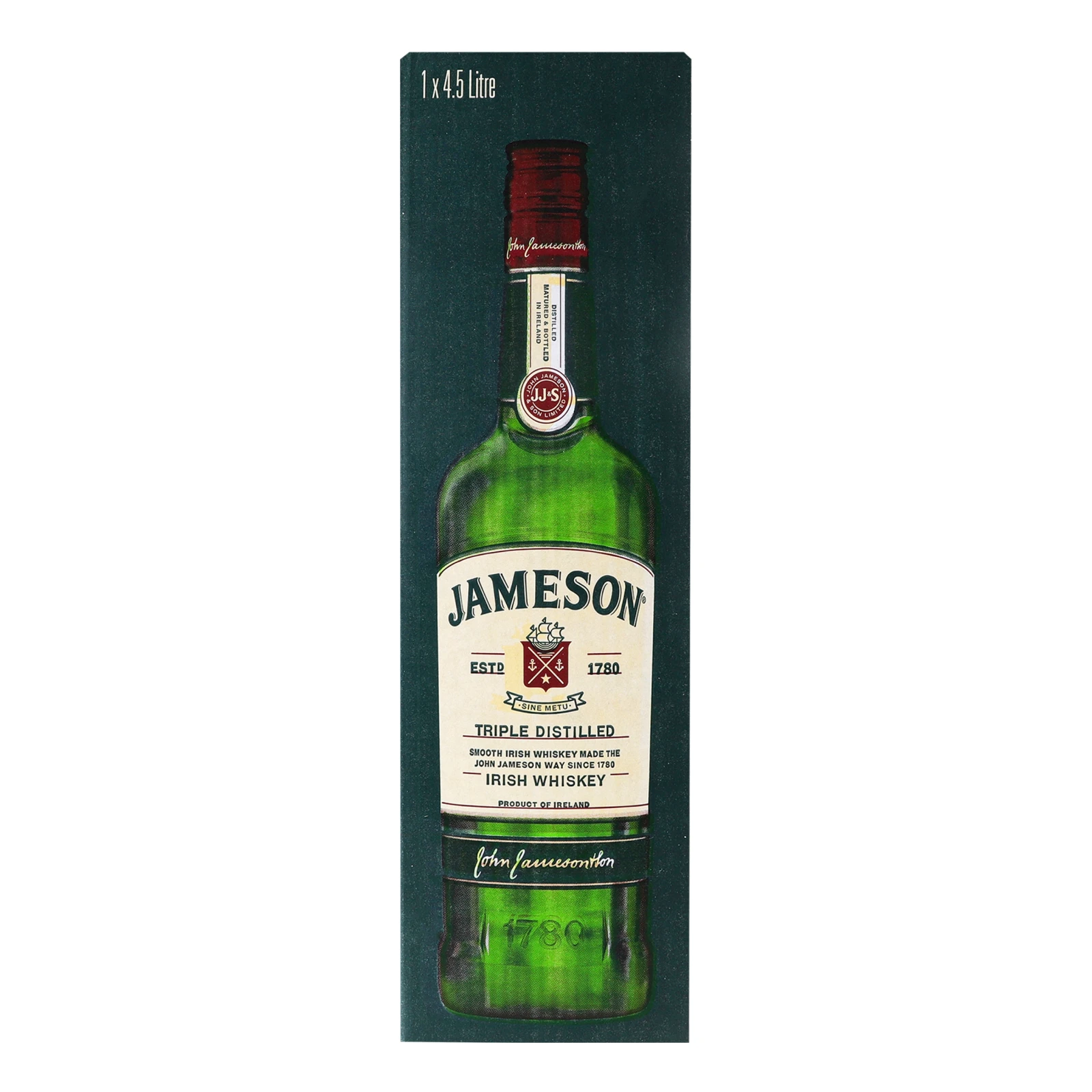 Віскі Jameson ірландське 40% 4.5л Фото №:1