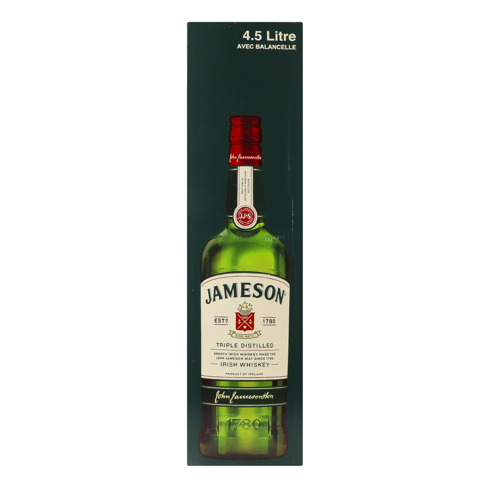 Віскі Jameson ірландське 40% 4.5л Фото №:1